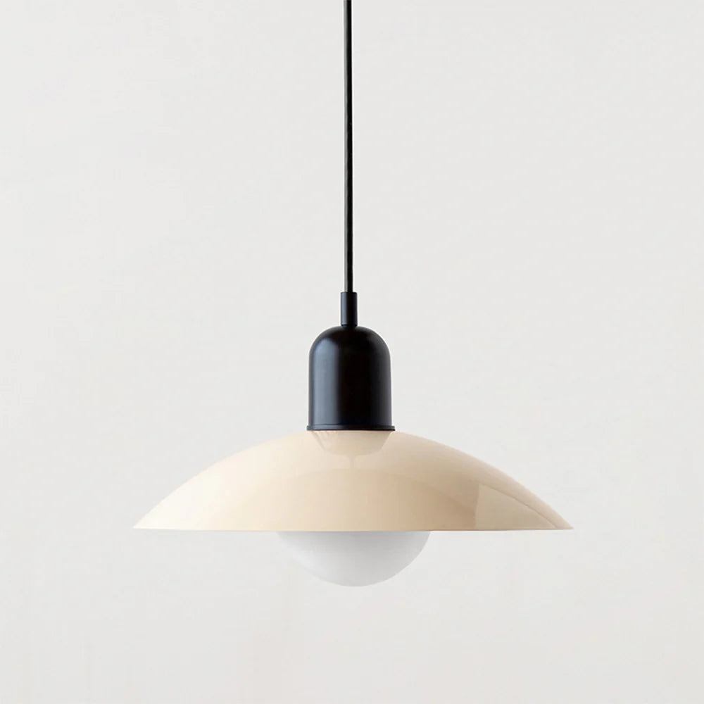 Virella | Black Pendant Light – Modern Dome Design with Adjustable Cord for Kitchen Lighting 0