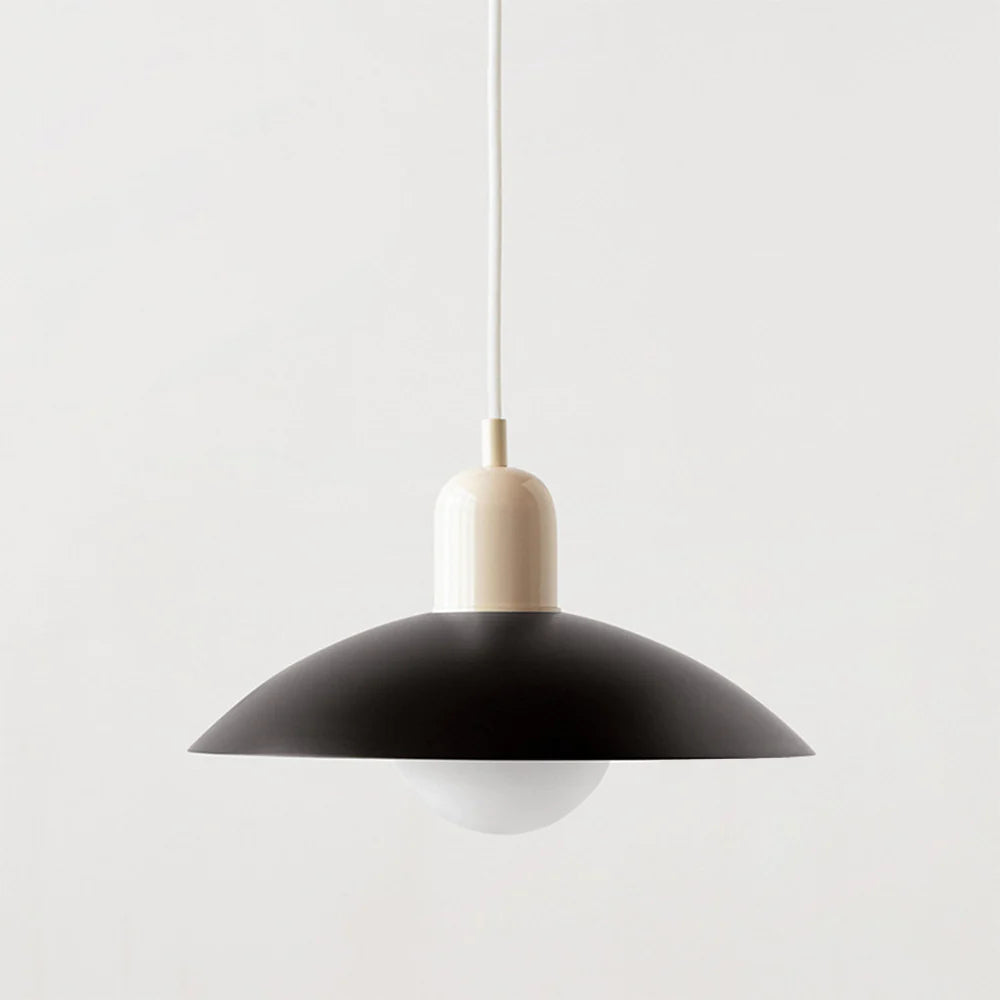 Virella | Black Pendant Light – Modern Dome Design with Adjustable Cord for Kitchen Lighting 14