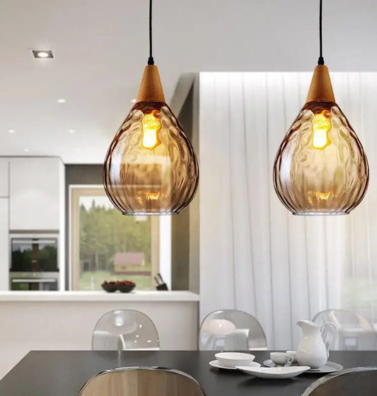 Vistara | Glass Pendant Light – Vintage Design for Kitchen and Dining Room 1