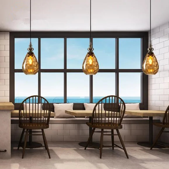 Vistara | Glass Pendant Light – Vintage Design for Kitchen and Dining Room 4