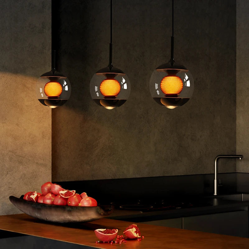 Vistara | Glass Pendant Lights – Adjustable Dimming for Kitchen and Living Room 3