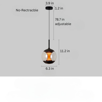 Vistara | Glass Pendant Lights – Adjustable Dimming for Kitchen and Living Room 8