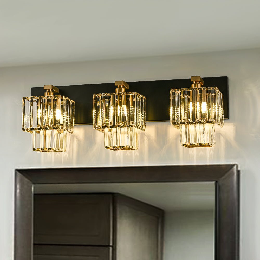 Vittoria | Bathroom Wall Light – Elegant Tiered Crystal Design 0