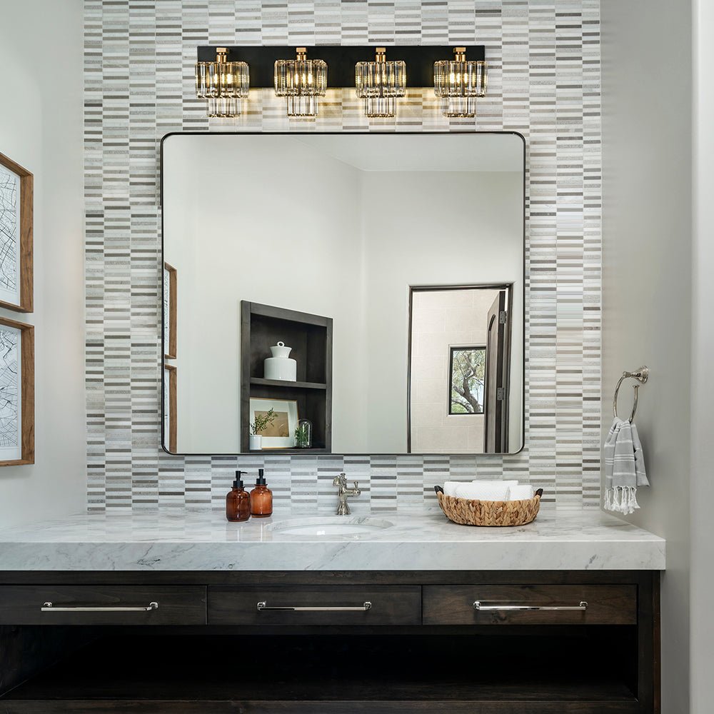 Vittoria | Bathroom Wall Light – Elegant Tiered Crystal Design 4