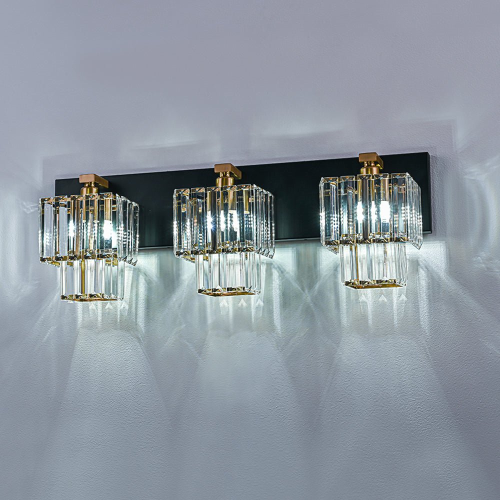 Vittoria | Bathroom Wall Light – Elegant Tiered Crystal Design 7