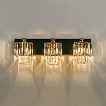 Vittoria | Bathroom Wall Light – Elegant Tiered Crystal Design 8