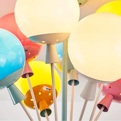 Wooden Balloon Design Kids Ceiling Light – Natural Wood and Acrylic, Soft Warm Glow 7
