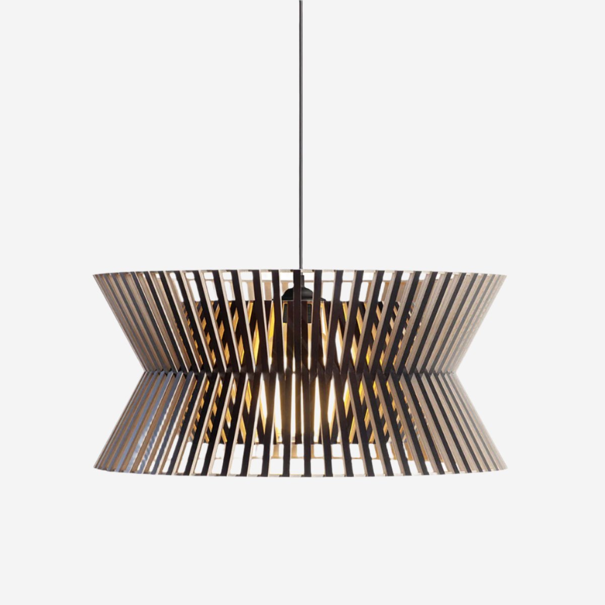Zyphora | Pendant Light – Modern Wood Drum Design for Kitchen Pendant Lighting 1