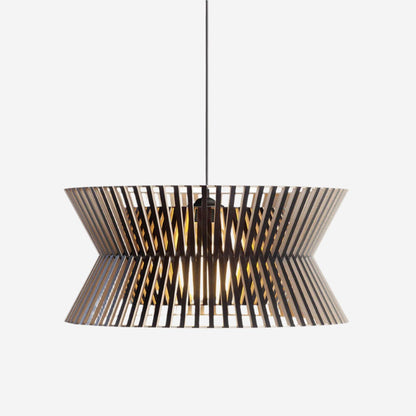 Zyphora | Pendant Light – Modern Wood Drum Design for Kitchen Pendant Lighting 1