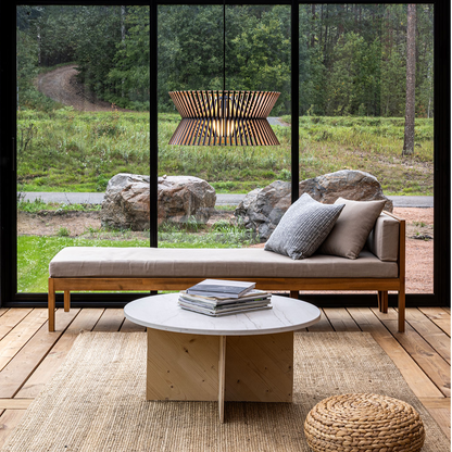 Zyphora | Pendant Light – Modern Wood Drum Design for Kitchen Pendant Lighting 2