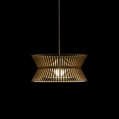 Zyphora | Pendant Light – Modern Wood Drum Design for Kitchen Pendant Lighting 7