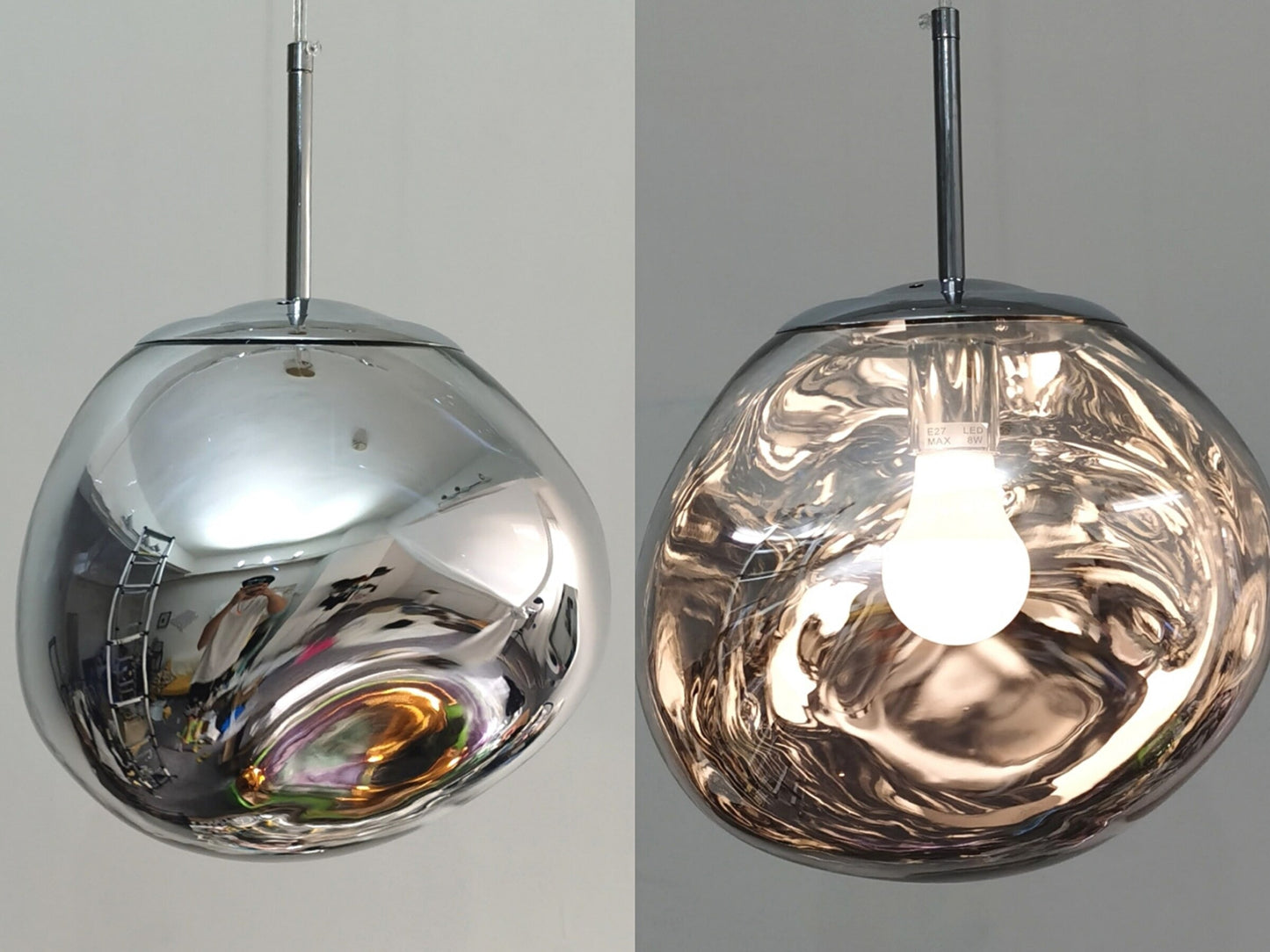 Sculptural Pendant Ceiling Light with Artistic Glass Design for Modern Dining/ Living Rooms 13