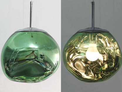 Sculptural Pendant Ceiling Light with Artistic Glass Design for Modern Dining/ Living Rooms 14