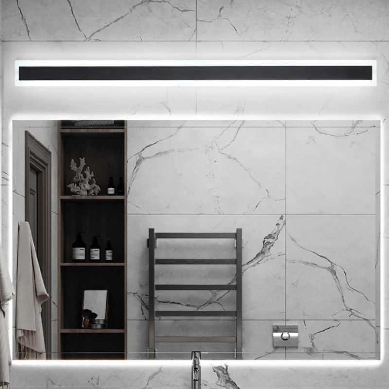 Modern Black Outdoor Wall Light – Waterproof LED Fixture for Garden and Balcony