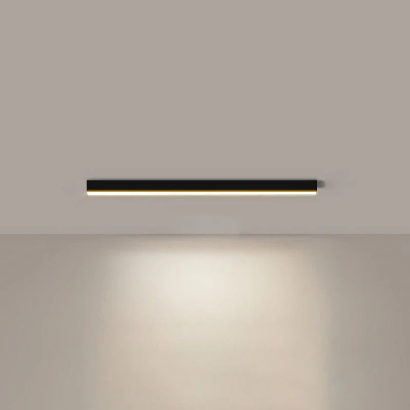 LineaLinux | Dimmable LED Flush Mount Ceiling Light Fixture – Modern Black & White Design