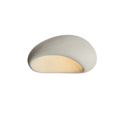 Wabi-Sabi Flush Mount Ceiling Light Fixture – Warm LED Glow in Two Sizes 1