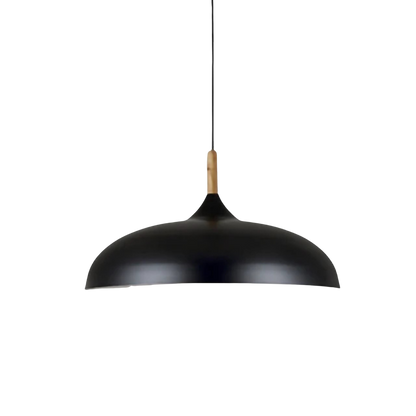 Modern LED Pendant Ceiling Light with Adjustable Cord – Iron and Oak Design