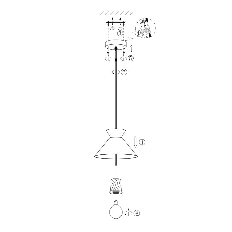 Adjustable Dome Pendant Light for Kitchen Island – Modern Metal Hanging Light 5