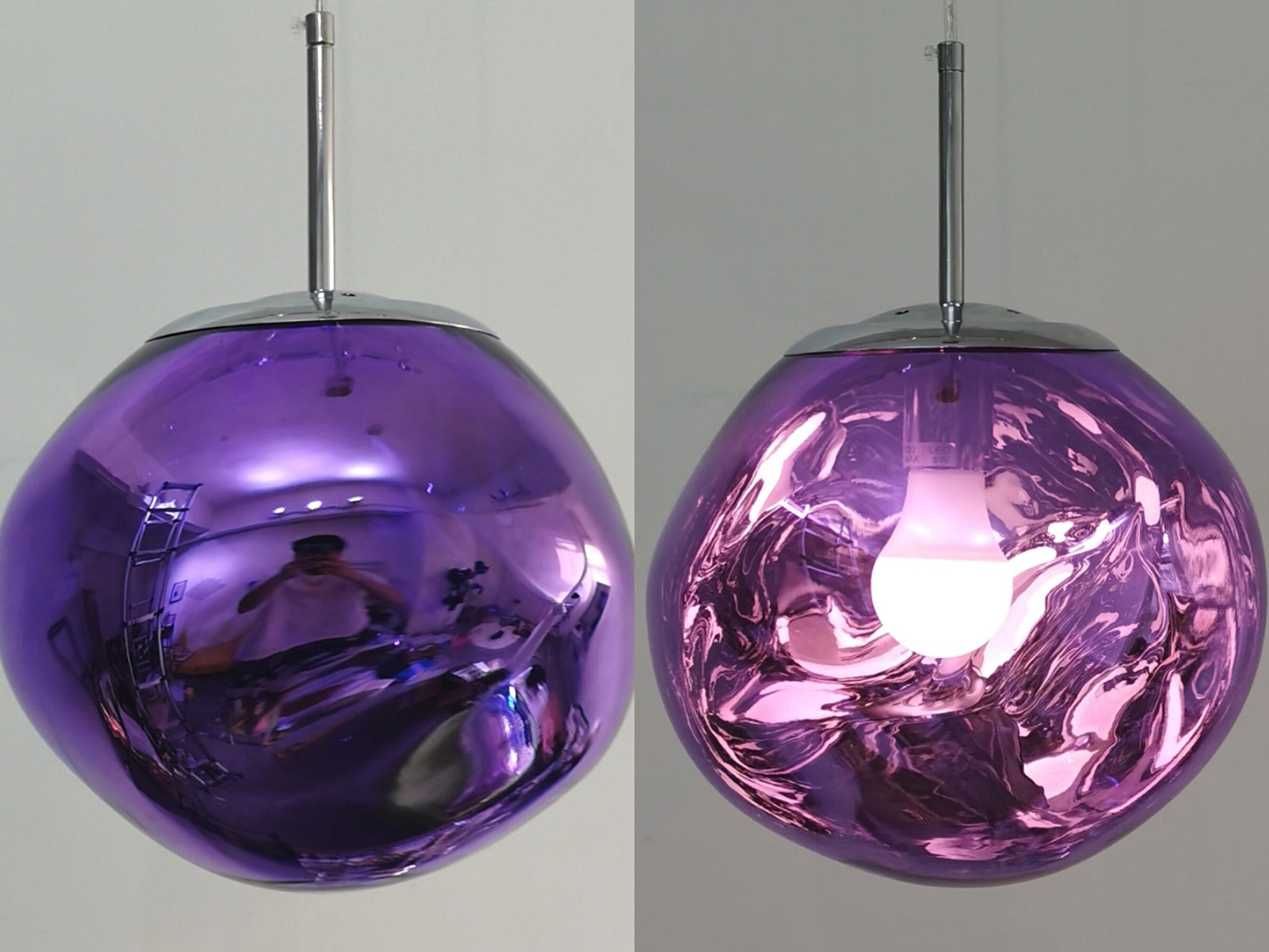 Sculptural Pendant Ceiling Light with Artistic Glass Design for Modern Dining/ Living Rooms 15