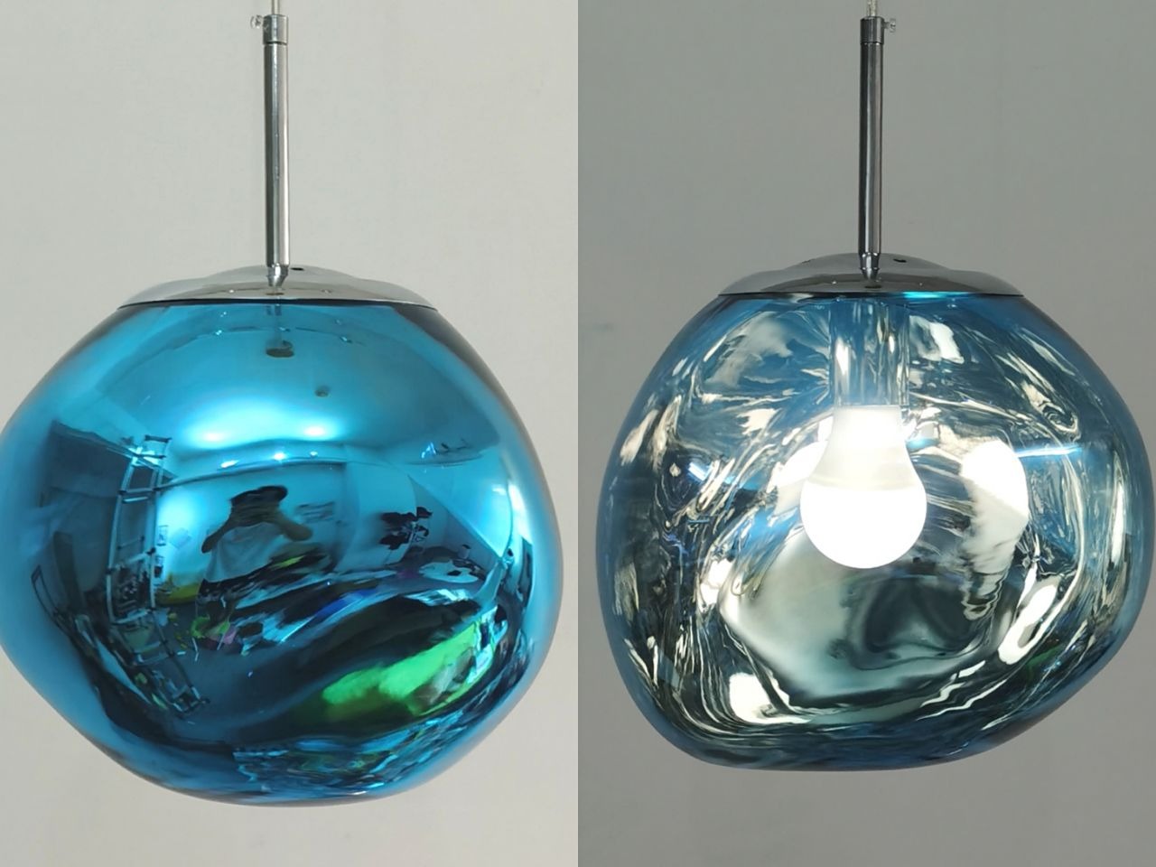 Sculptural Pendant Ceiling Light with Artistic Glass Design for Modern Dining/ Living Rooms 16