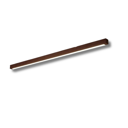 Modern Long Stirp LED Ceiling Light Fixture - Wood Colour Grain - For indoor use, Dimmable