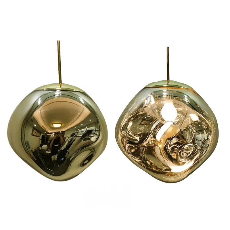 Sculptural Pendant Ceiling Light with Artistic Glass Design for Modern Dining/ Living Rooms 19
