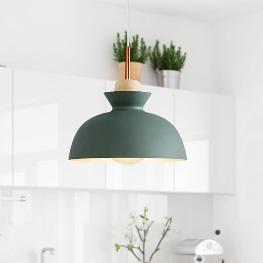 Adjustable Dome Pendant Light for Kitchen Island – Modern Metal Hanging Light 1