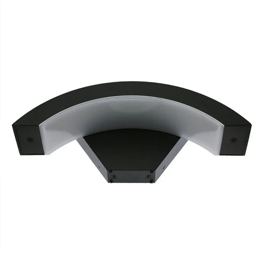 Nordic Arc Metal LED Outdoor Wall Light with Motion Sensor – Waterproof IP65