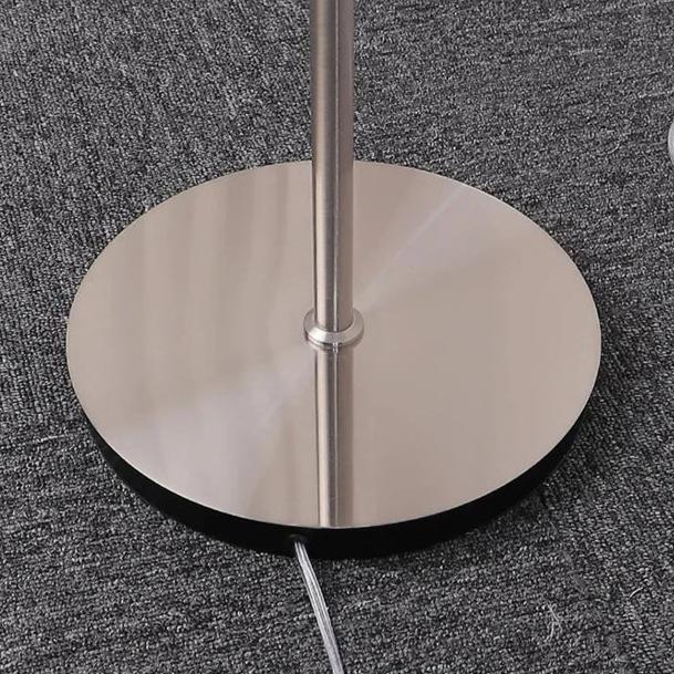 Bauhaus Retro Table and Floor Lamp with Dimmable Remote Control – Orange Stained Glass 6
